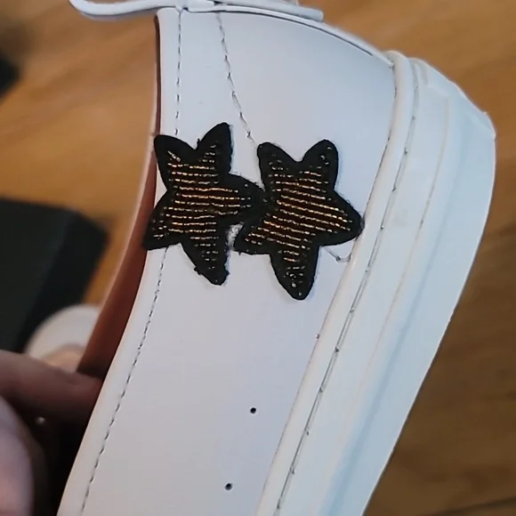 Coach Star Sequin Beaded Slip-On Sneakers NWT Size 11 | Rare Statement Loafers W - Picture 6 of 11